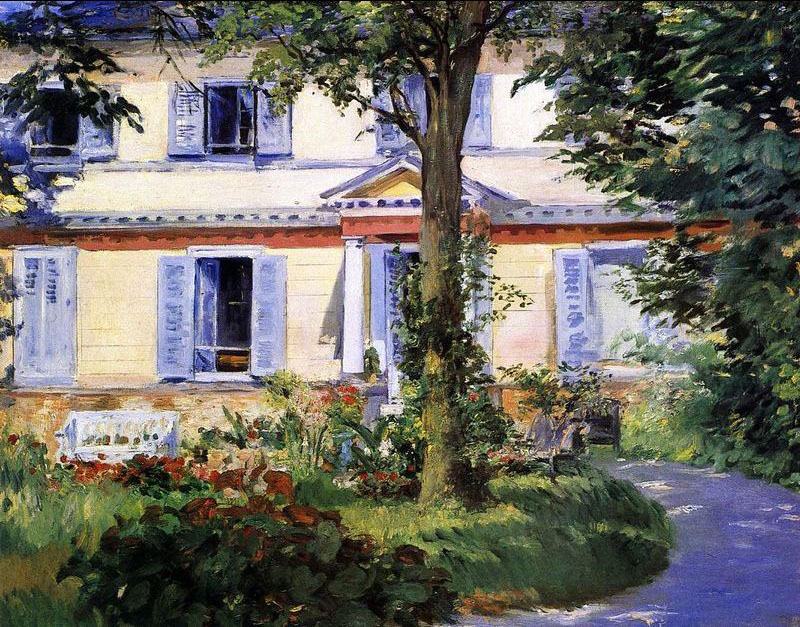 Edouard Manet The House at Rueil 2